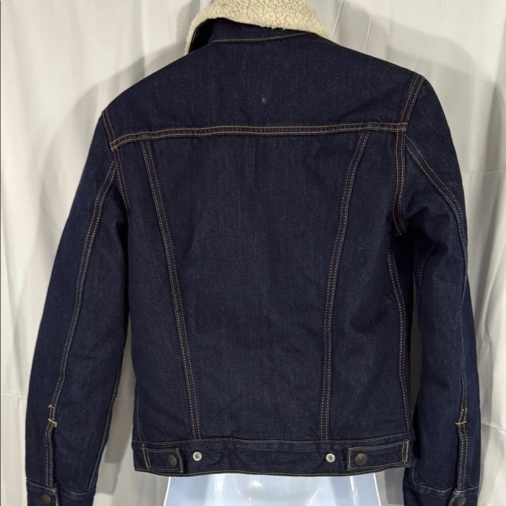 Levi’s Red Tab Sherpa Denim Jacket Wool Lined XS